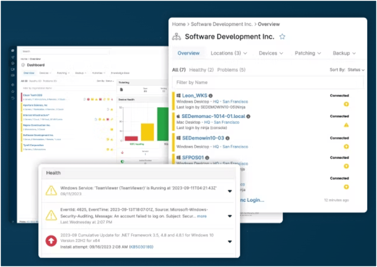 Custom alerts with NinjaOne.