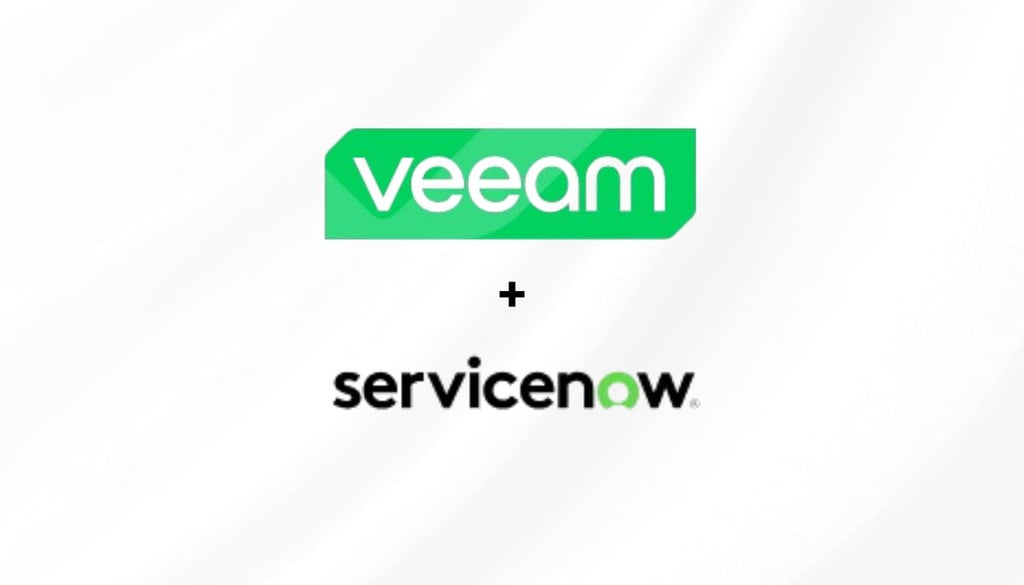 Veeam and ServiceNow Partner on Data Resilience Processes