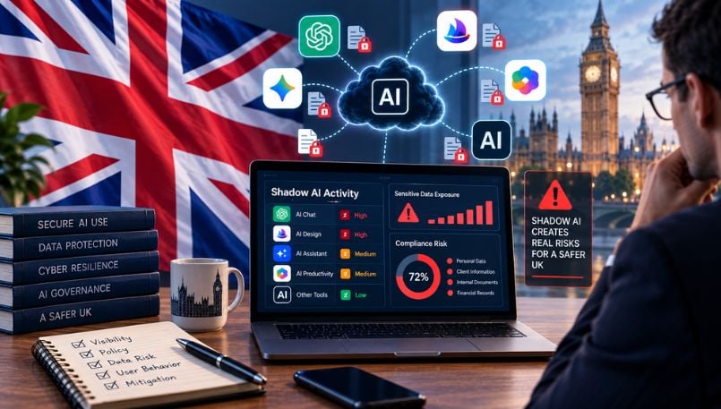 UK NCSC warns unapproved AI use by employees creates new cybersecurity risks; 71% of UK staff used such tools, per Microsoft