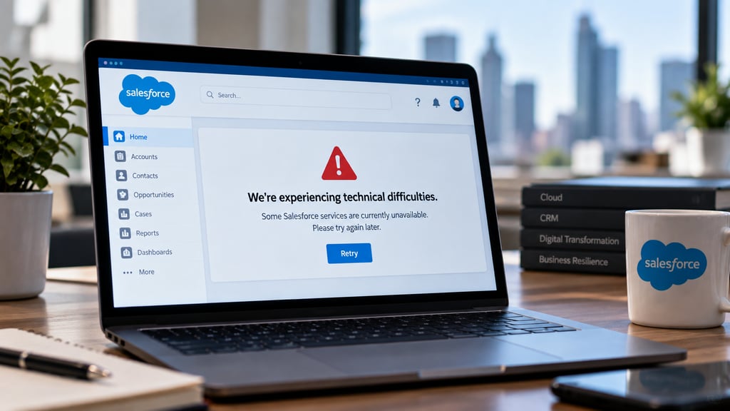 Salesforce Global Outage Hits Customers on Second Day of Dreamforce